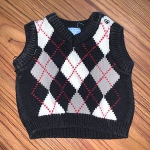 black 0-3 months vest